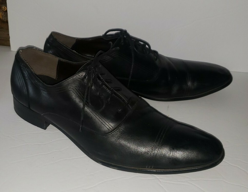 SAOLA Scarpe eleganti Oxford stringate in pelle nera ALDO 12