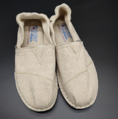 Skechers BOBS Chill Cross Paths Womens 7W Memory Foam Shoes Natural