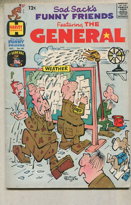 Sad Sack's Funny Friends -The General # 66 VG Harvey Comics CBX1K | eBay