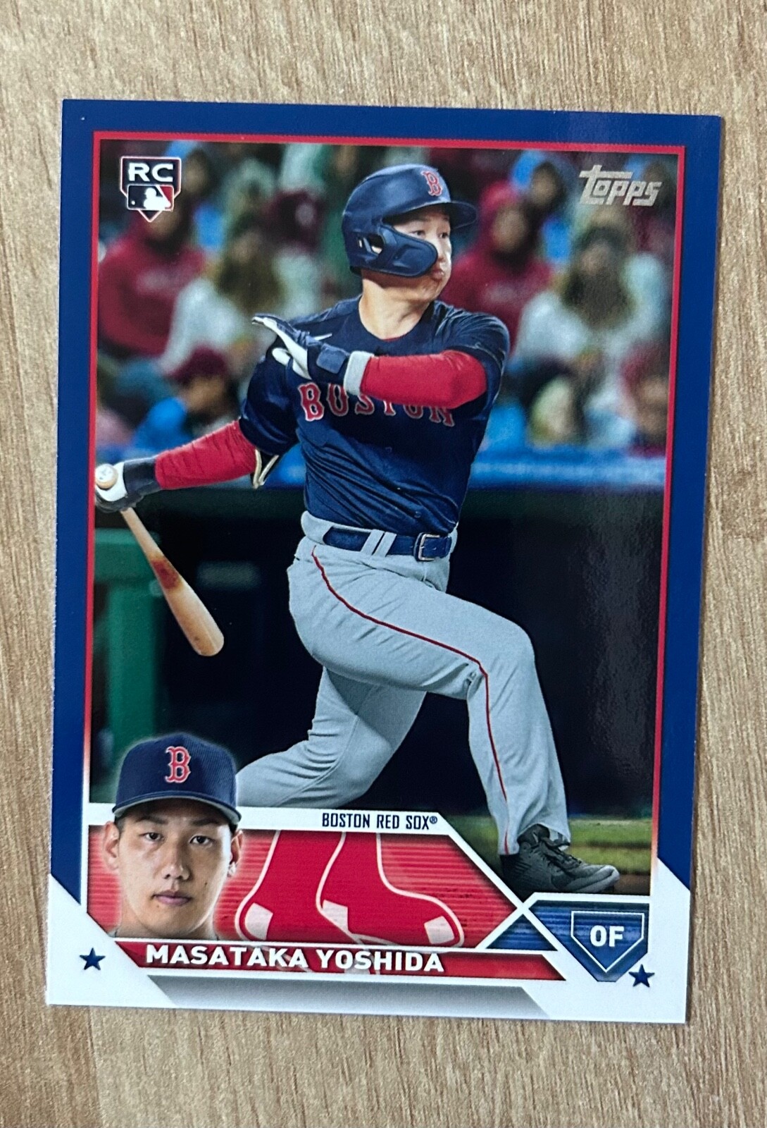 Masataka Yoshida - 2023 Topps Royal Blue #471 RC - Boston Red Sox