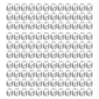 40/80/120 Pcs - Brass Metal Chrome Valve Caps Tire Valve Stem Caps US Stock A393