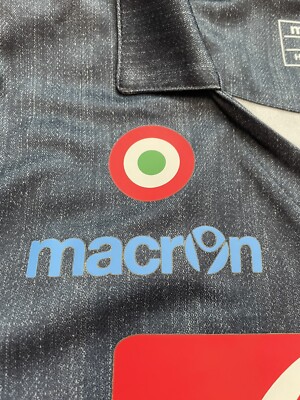 2014/15 Napoli Third 3rd Jersey 2XL Macron Soccer Football Gli