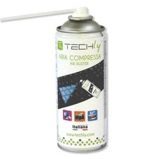 Techly Bomboletta Aria Compressa Spray di Pulizia 400ml