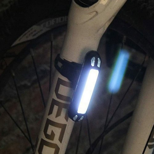 BIANCO Frontale USB RICARICABILE COB Bicicletta Bici Testa Luce LED COMET  LUCI MTB UK | eBay