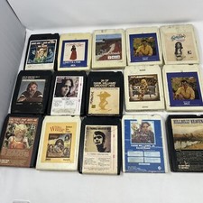 Huge Lot - 15 Vintage Country 8 Track Tapes Various Artists Willy Nelson, Conway