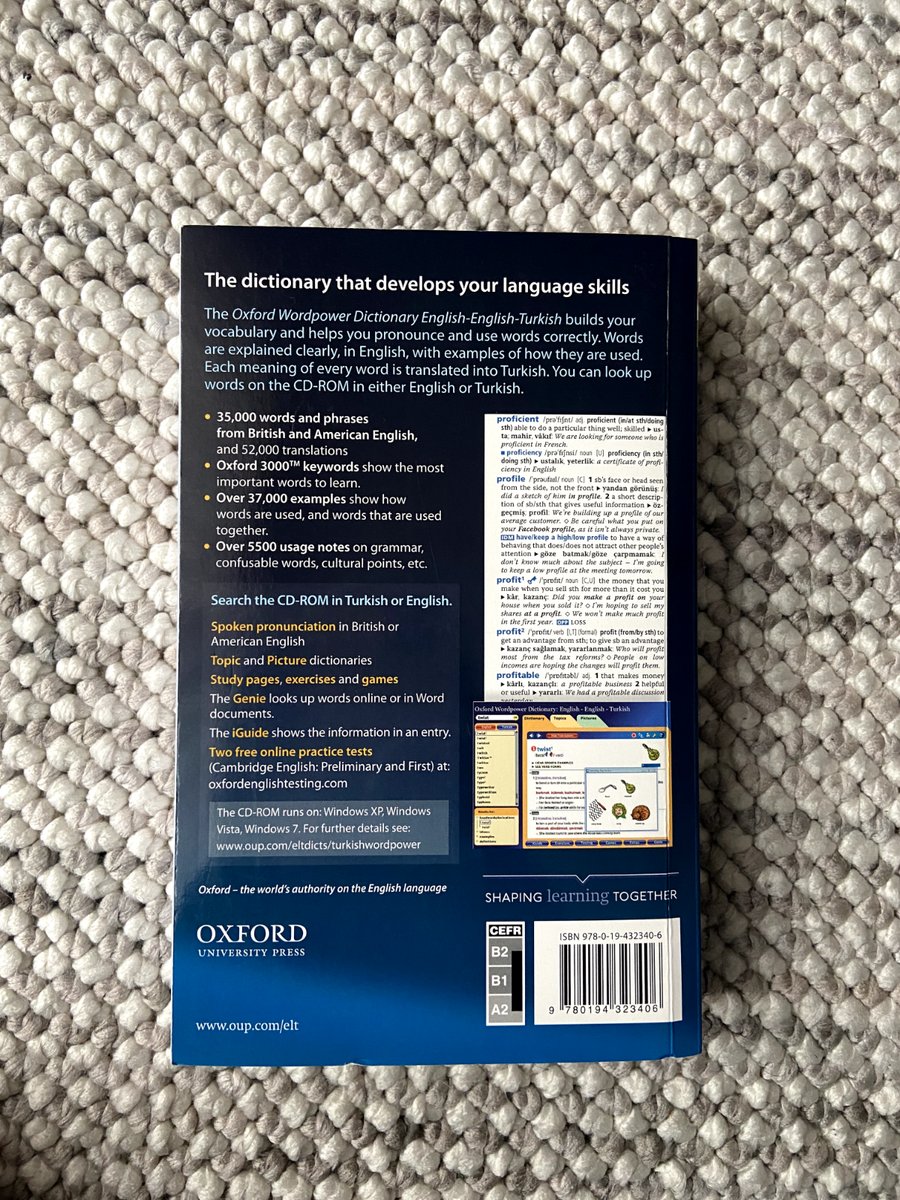 oxford wordpower dictionary English - English - Turkish | eBay