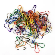 100PCS Calabash Bulb Gourd Pear Shape Small Coilless Tag Craft Safety Pins DIY