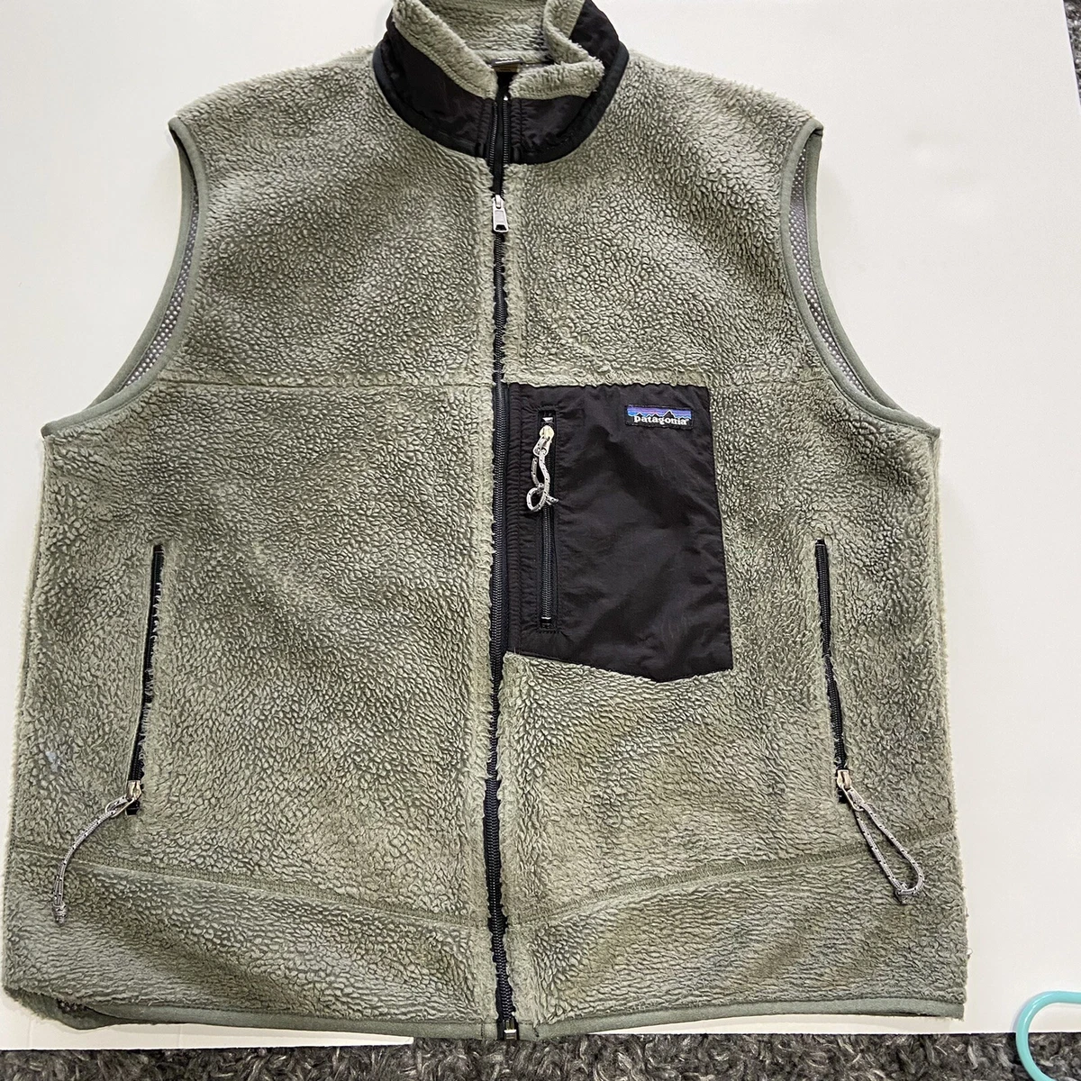 Vintage Patagonia Fall 1998 Made in USA Retro-X Fleece Vest 23044 FA 98  Mens XL | eBay