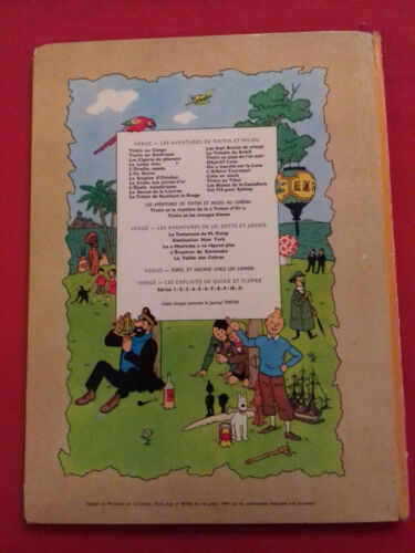 Aventures Tintin (Tim) Die Bijoux Von Castafiore Nr. 21 B39 1970-71 Hergé - Picture 2 of 5