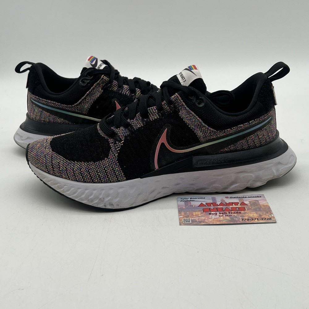 Nike React Infinity Run Flyknit 2 Be True Men's Running Shoes Size 8 DD6790-001
