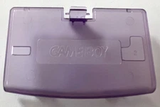 Glacier Purple Battery Cover Game Boy Advance - GBA Replacement Door