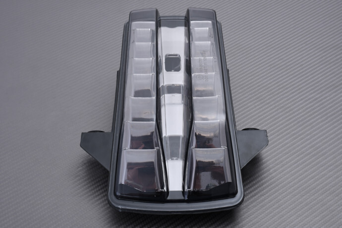 Feu LED moto fumé pour remplacer les clignotants arrière de Suzuki SV 1000