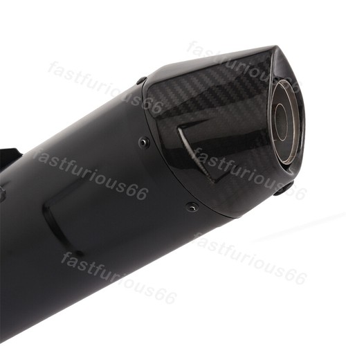 Black Exhaust Pipe Modified Motorcycle Tips For Enduro R 690 SMC R 690 2019-2025 - Picture 4 of 7