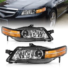 For 2004-2008 Acura TL Base Model OE Style HID Headlights Assembly Pair