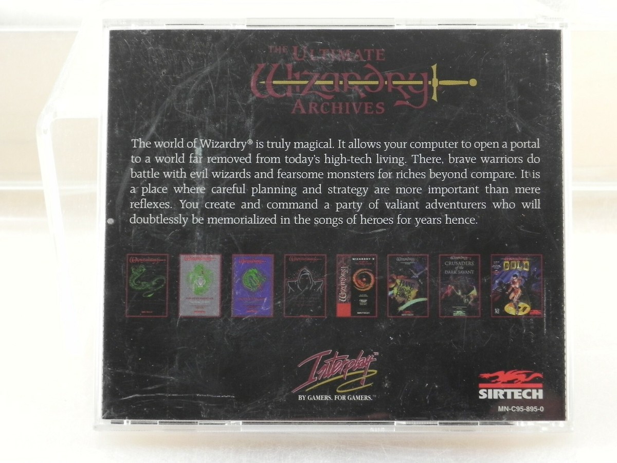 Wizardry: The Ultimate Wizardry Archives by Sir Tech - CD-Rom