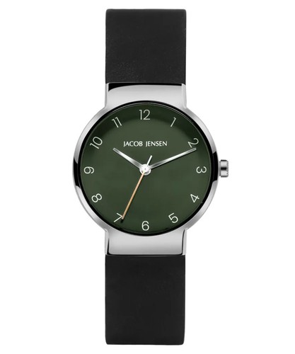 Jacob Jensen Ladies Watch 283 - Minimalist Stainless Steel Case & Leather Strap, Quartz Movement, 3ATM Water Resistant - View #8