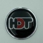 <!--F#f_0-->HDT Black and Red Horn button cover 100% GENUINE Price inc EXPRESS POST OZ only<!--F/-->