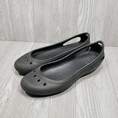 Crocs Kadee Ballet Flats Womens Sz W 8 Black Closed Toe Slip On Shoes  200941 | eBay