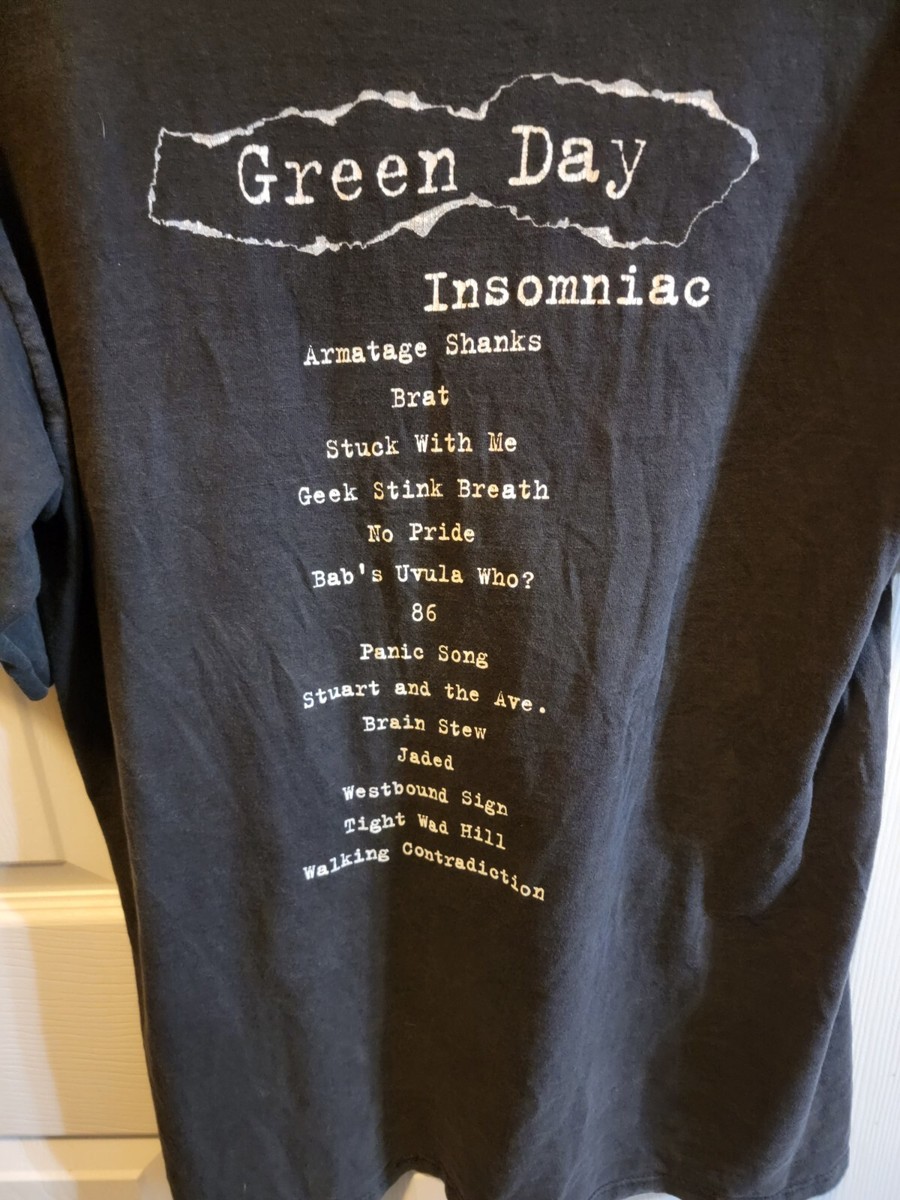 Vintage Green Day Insomniac Concert Shirt 1995 | eBay Vintage Green Day Insomniac Concert Shirt 1995 | eBay