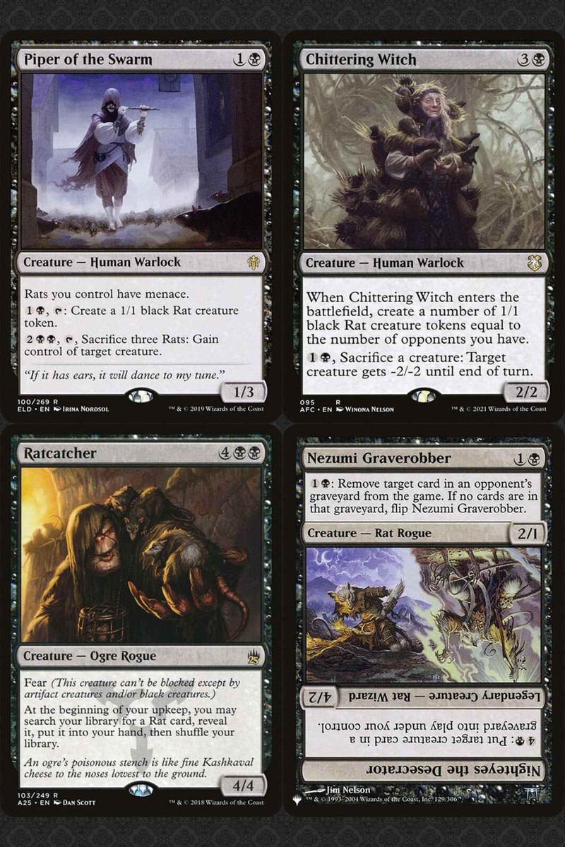Karumonix, the Rat King Commander Deck Relentless Rats EDH Ready-to-Play  Toxic | eBay
