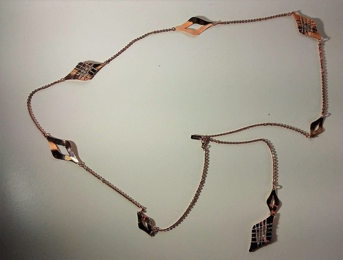 Stroili collana in rame e filo d`argento con pendente. - Foto 2 di 6