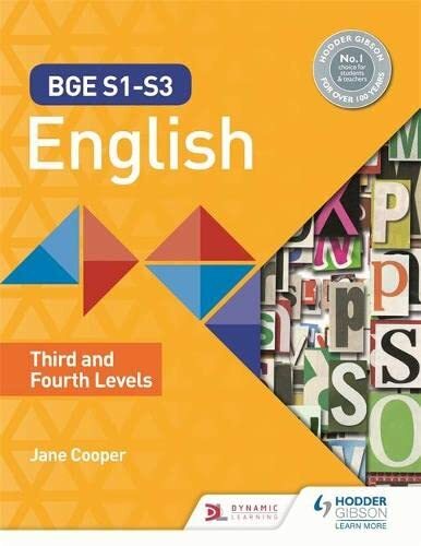 BGE S1-S3 English Third Fourth Levels CfE Jane Cooper Paperback - Image 8