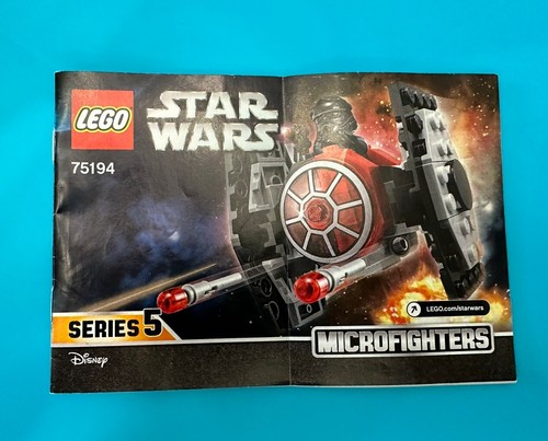 Retired LEGO Star Wars First Order TIE Fighter Microfighter (75194) W Minifigure - Picture 3 of 5