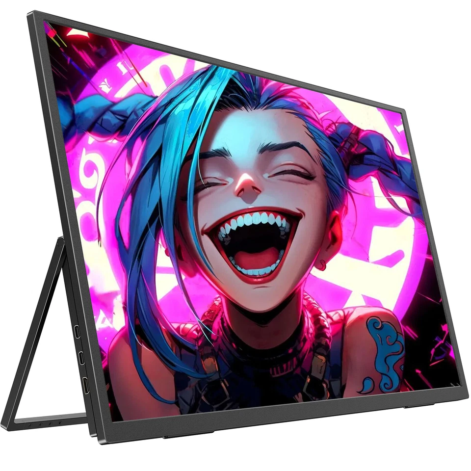 UPERFECT Portable Monitor 24,5 Zoll 2K 165Hz Mobile Display mit 2560x1440 QHD