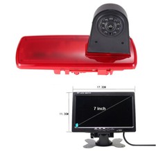 For Opel Rear View Camera With 7" Monitor Vivaro Vauxhall 08 Onwards Brake Light Camera