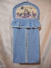 Daisy Kingdom Diaper Stacker Rock A Bye Baby Bunny Nursery Organizer Unisex Gift