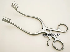 Adson Retractor Angled Arms Sharp Prongs 4x4 Size 7.5inch | SurgicalUSA