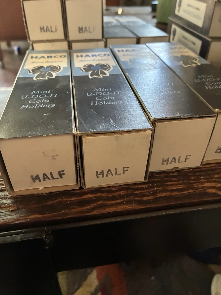 Quarters NOS 400x Harco Blue Ribbon coin holders half dollars nickels - Image 2 of 4