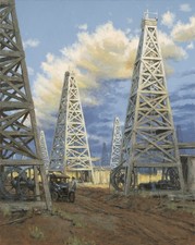 Field of Derricks by Andy Thomas - Paper Ltd Ed S/N 500 20x24