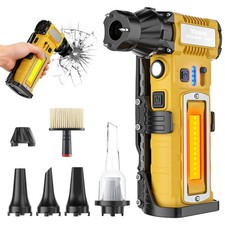 Compressed Air Duster 180000RPM 8000mAh,7-in-1 Electric Mini Dust Blower with...