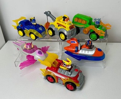 Paw Patrol Mighty Pups beleuchtet Fahrzeuge mit Figuren Komplettset