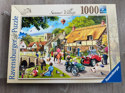 19855 9  Ravensburger - Nr.1 Leisure Days - Summer Village - 1000 Teile- TOP