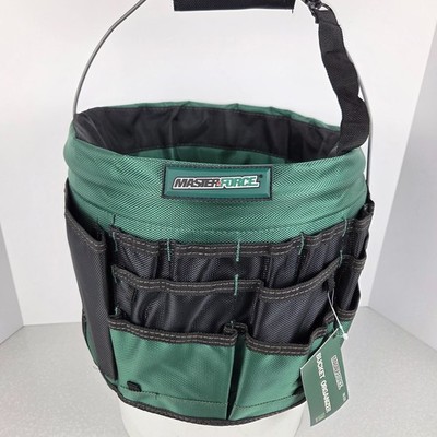 Master Force 14'' Bucket Tool Organizer Fits 5 Gallon Bucket Drill Holster