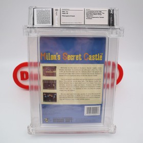 NES Nintendo MILON'S SECRET CASTLE w/ ROUND SOQ! WATA GRADED 9.4 B+! NEW Sealed!