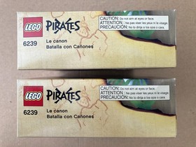 Lego Pirates 6239 Cannon Battle Lot of Two NISB