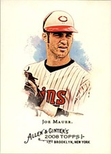 2008 Topps Allen and Ginter #66 Joe Mauer Minnesota  ID:69938