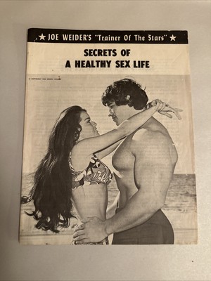 JOE WEIDER Secrets of a Healthy Sex Life ARNOLD SCHWARZENEGGER COVER