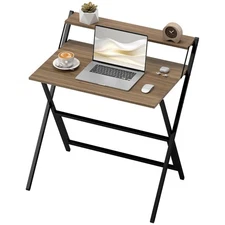 Computer Desk Fold Up To A Slim Size To Store Easily Under The Bed