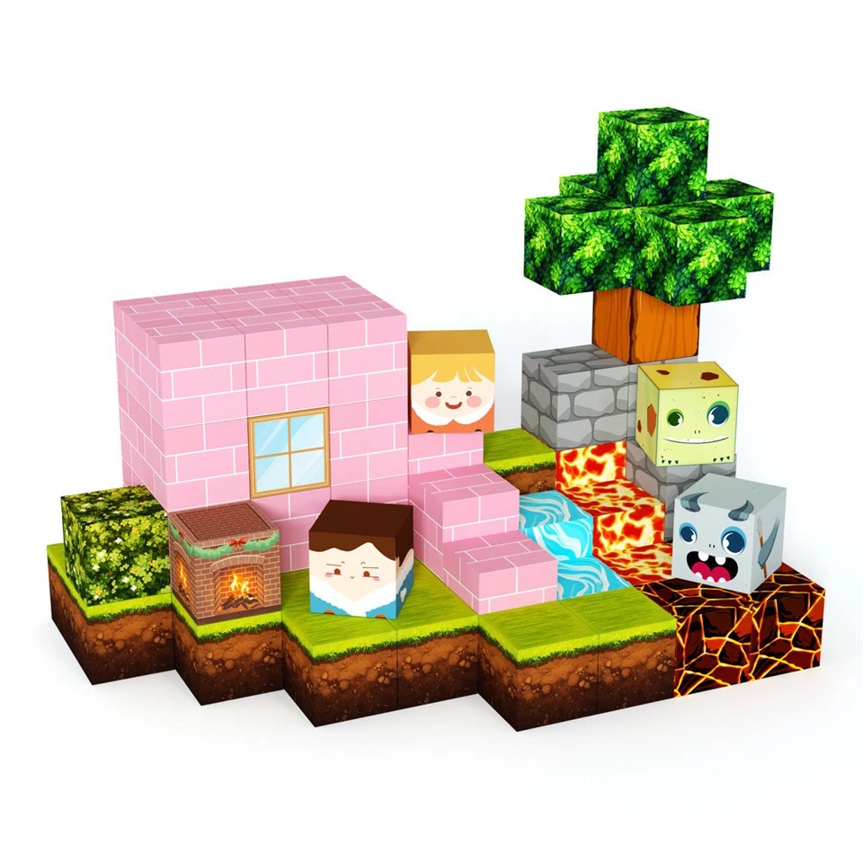 70-700X Magnetic Building Blocks Magnet Ice Snow World Kids Educational Toy - Image 4 of 4