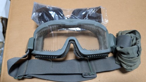 Revision Militär Tarnbrille mit extra Gläsern Laubgrün