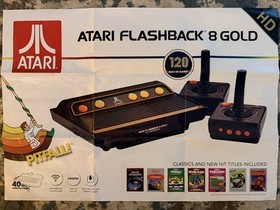 Atari Flashback 8 Gold Video Game Console 40th Anniversary Edition - Tested CIB