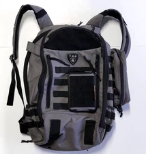 TBG Tactical Baby Gear Backpack Daypack Diaper Bag Tactical Straps Pouches Gray