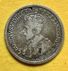 1913 Canada Five Cent Edward VII. 92.5% Silver. F-VF Condition. Charity Auction. — photo 2