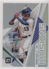 2019 Panini Donruss Optic Optic Illusions Holo Prizm Ronald Acuna Jr #OI-6 o7m