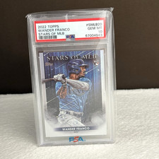 2022 Topps Stars of MLB PSA 10 GEM MINT Wander Franco Tampa Bay Rays RC #SMLB20