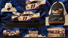 AUTOGRAPHED Denny Hamlin Hat  2021 FedEx Freight 30th Aniversary 1/24 -1 of 552